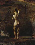 Thomas Eakins Study for William Rush Carving His Allegorical Figure of the Schuylkill River china oil painting artist